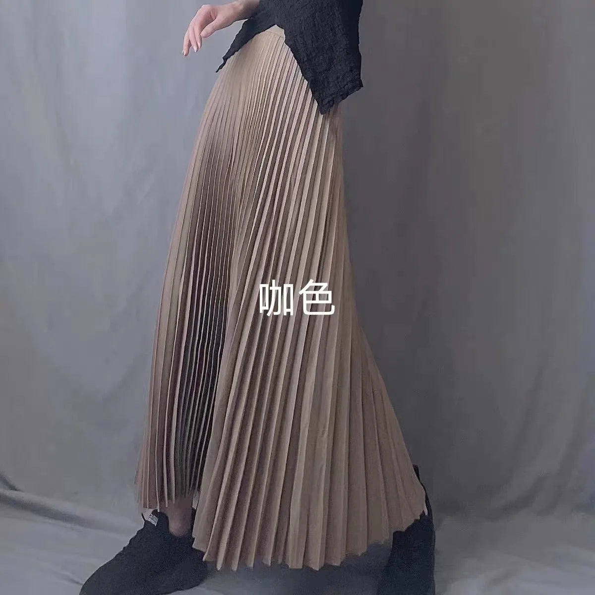 Fashion Elegant Pleated Skirt for Women Faldas Vintage Saias Party Goth Skirts Ropa Mujer Casual Jupe Femme Harajuku Streetwear
