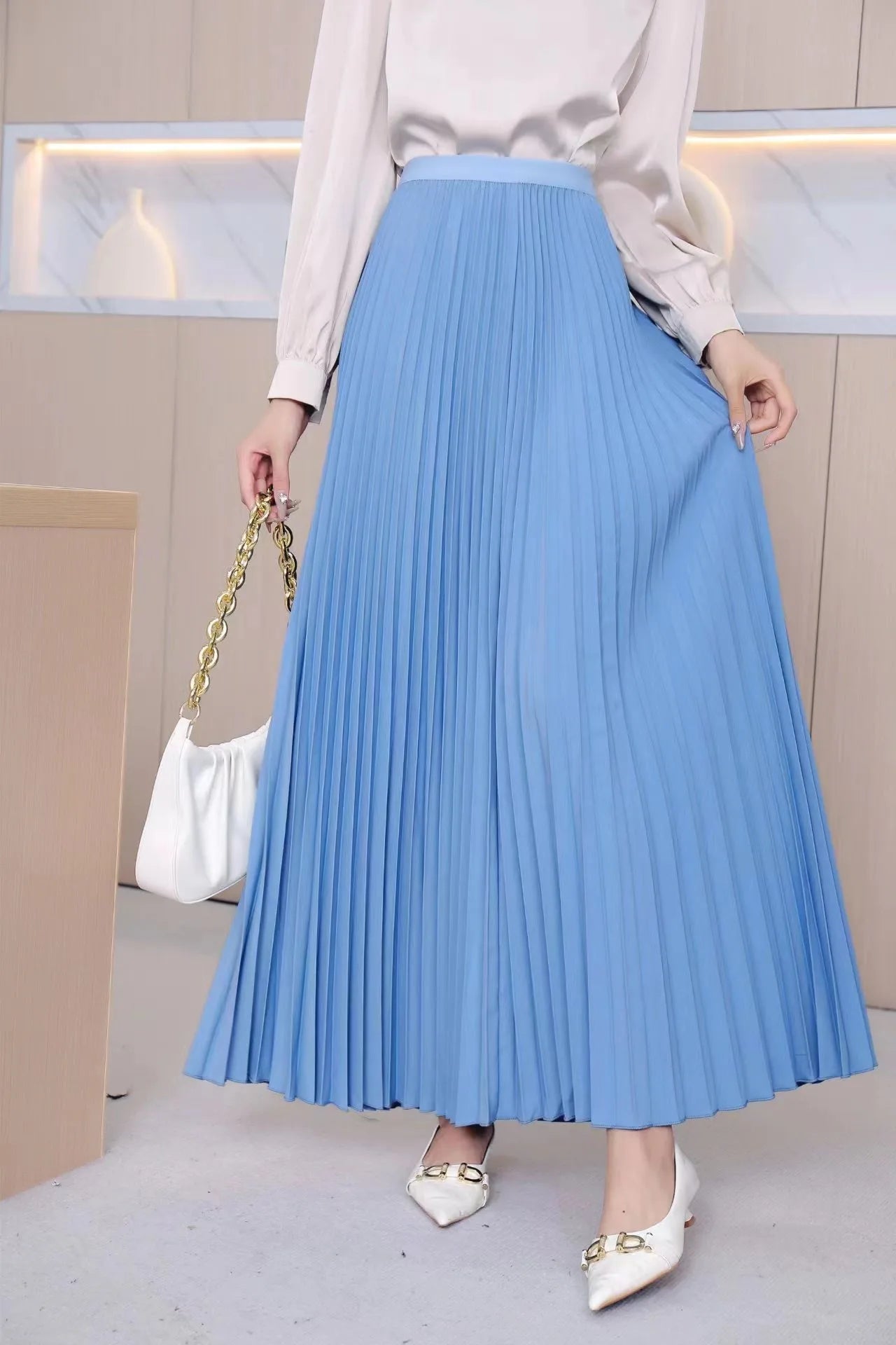 Fashion Elegant Pleated Skirt for Women Faldas Vintage Saias Party Goth Skirts Ropa Mujer Casual Jupe Femme Harajuku Streetwear